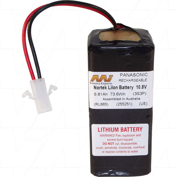 MI Battery Experts NORTEK Li-ION BATTERY